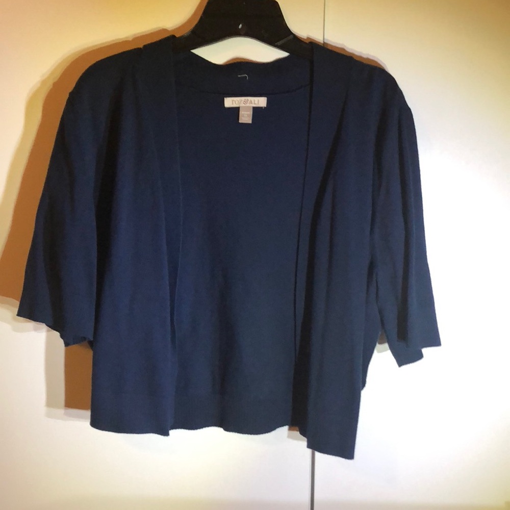 Navy blue shrug